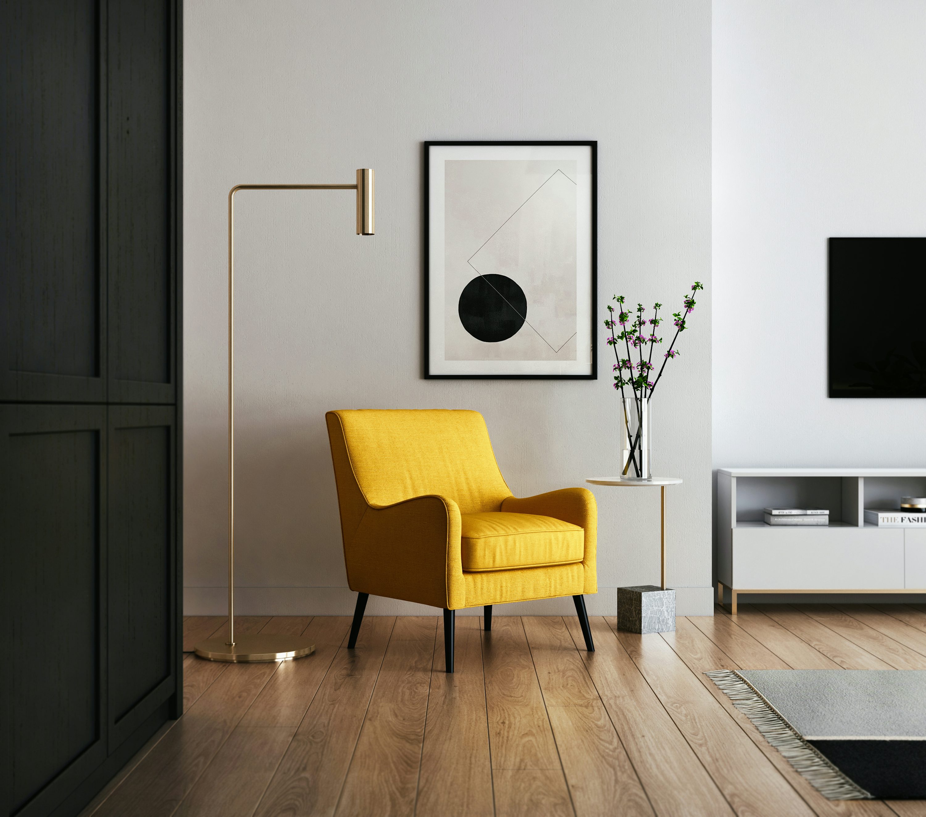 Clean modern home